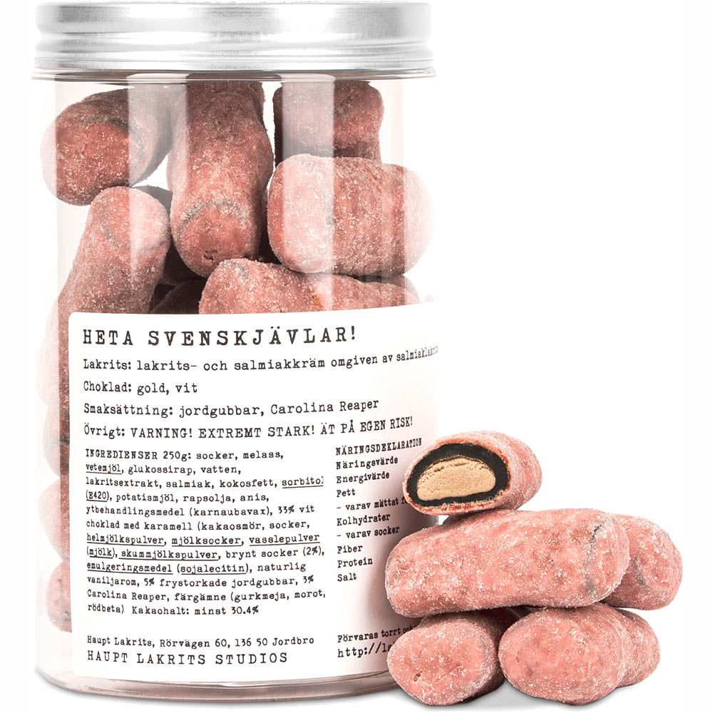 Haupt Lakrits Heta Svenskjävlar 250g
