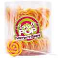 Swigle Pop Strawberry-Banana tikkarit 12g x 50kpl