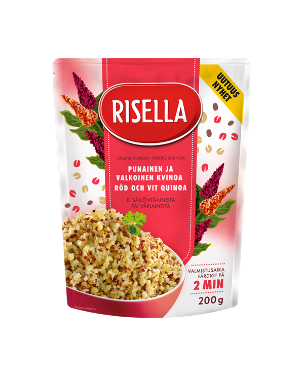 Risella Punainen ja Valkoinen Kvinoa valmis 200g