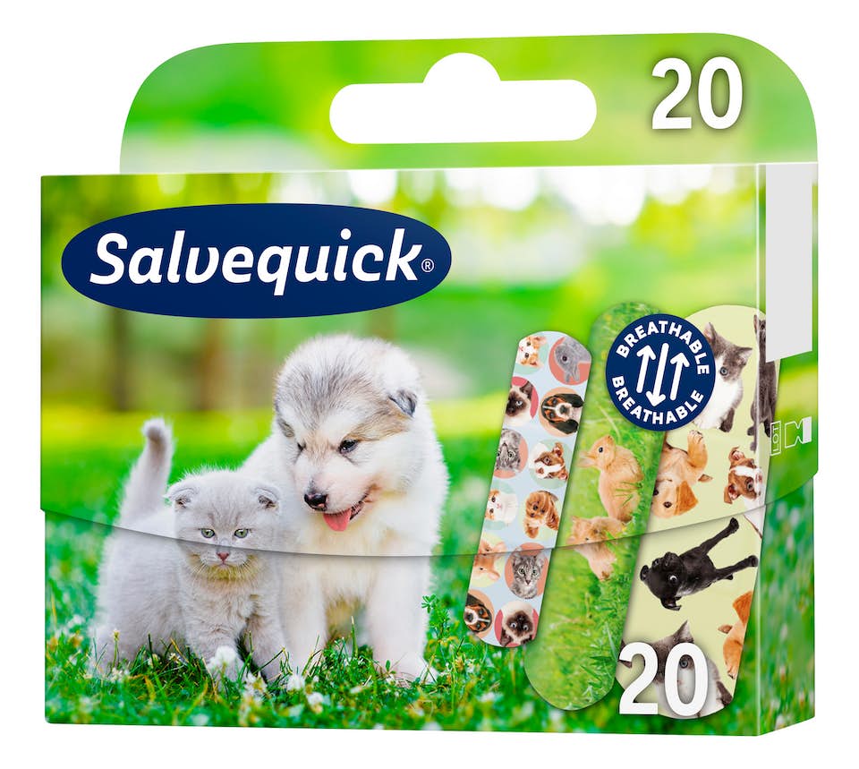 Salvequick Lastenlaastari Animal Planet 20 kpl