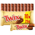 Twix suklaapatukka 5-pack (5 x 50g) (sis. 10 yksittäistä suklaapatukkaa)