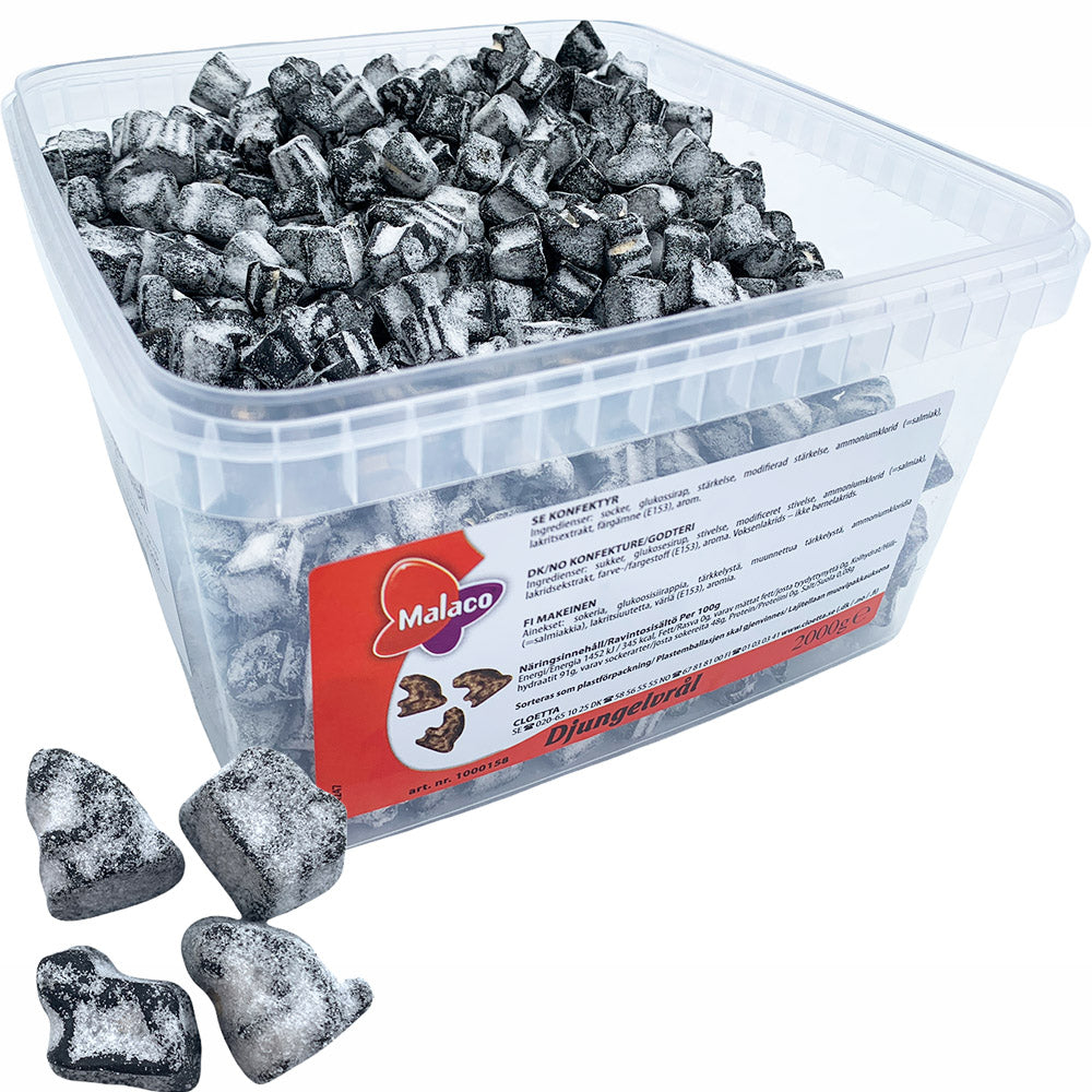 Malaco Salmiakkiapinat Apinanraivo 2kg