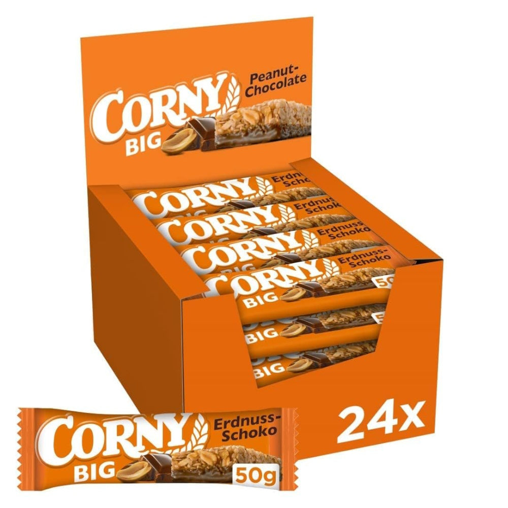 Corny BIG Peanut-Chocolate välipalapatukka 50g x 24kpl