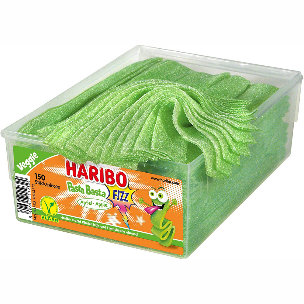 Haribo Pasta Basta Omena remmit 150kpl