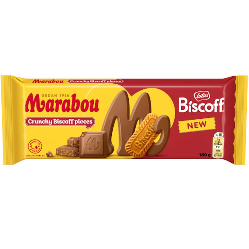 Marabou Biscoff suklaalevy 160g