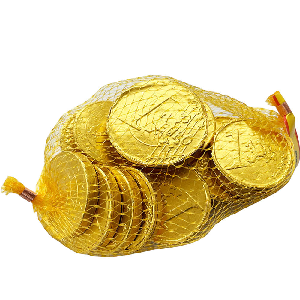 Kultaiset Euro suklaakolikot n. 15kpl
