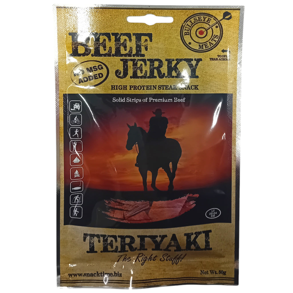 Bullseye Meats Beef Jerky Teriyaki kuivaliha 50g