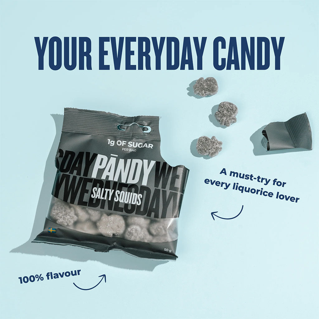 Pändy Salty Squids makeispussi 50g