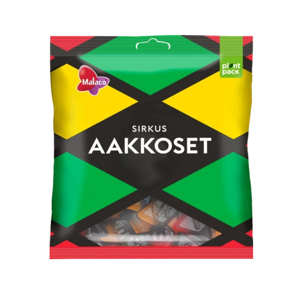 Malaco Aakkoset Sirkus 340g