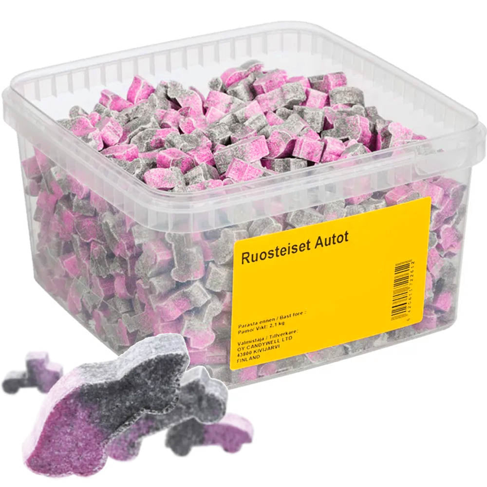 Candywell Ruosteiset Autot Anis-Salmiakki 2,1kg