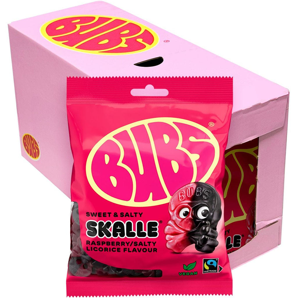 Bubs Vadelmalakritsi kallot 90g x 16kpl