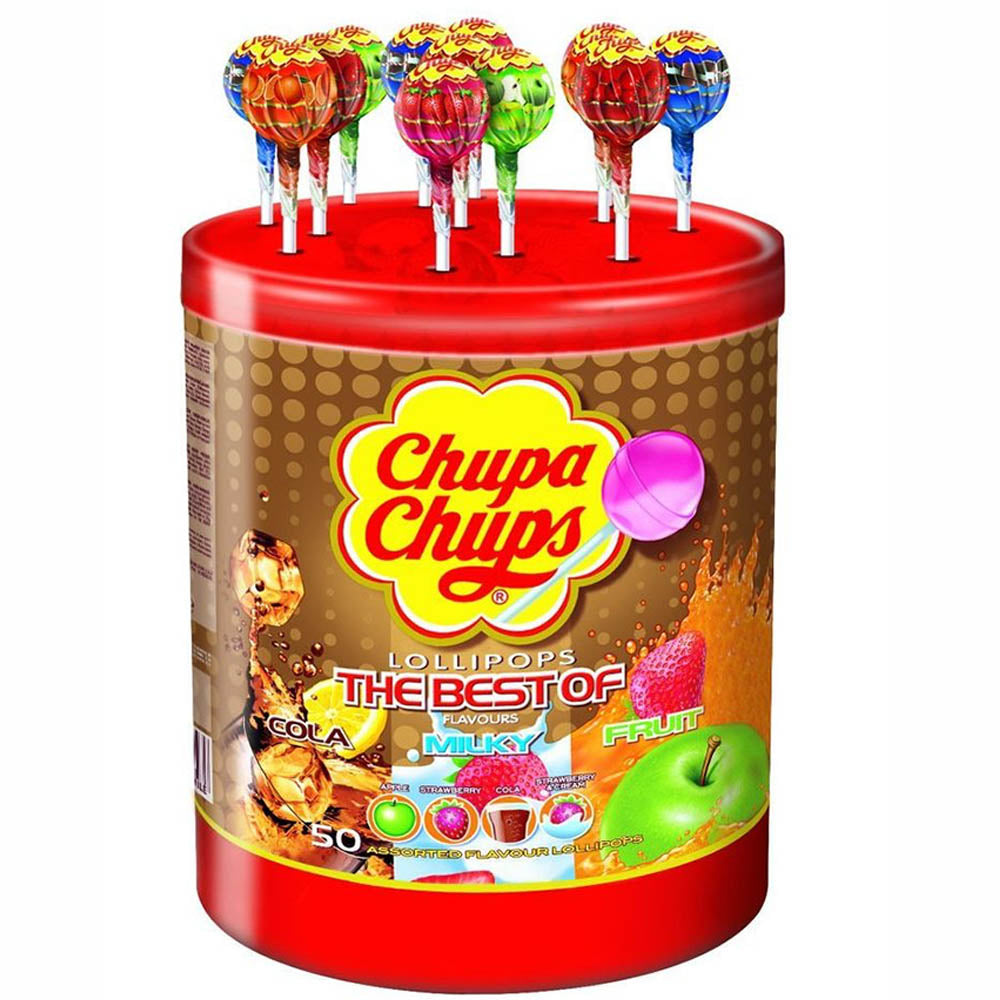 Chupa Chups The Best of Lollipops tikkarit 50kpl
