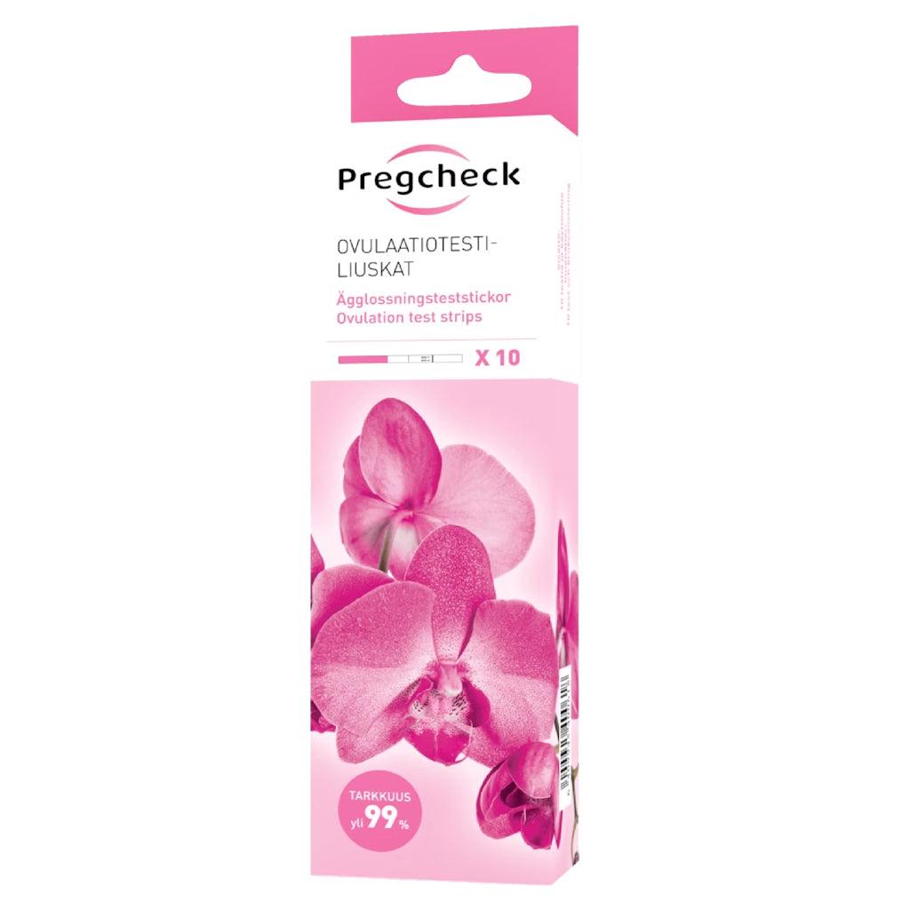 Pregcheck ovulaatiotestiliuskat 10kpl