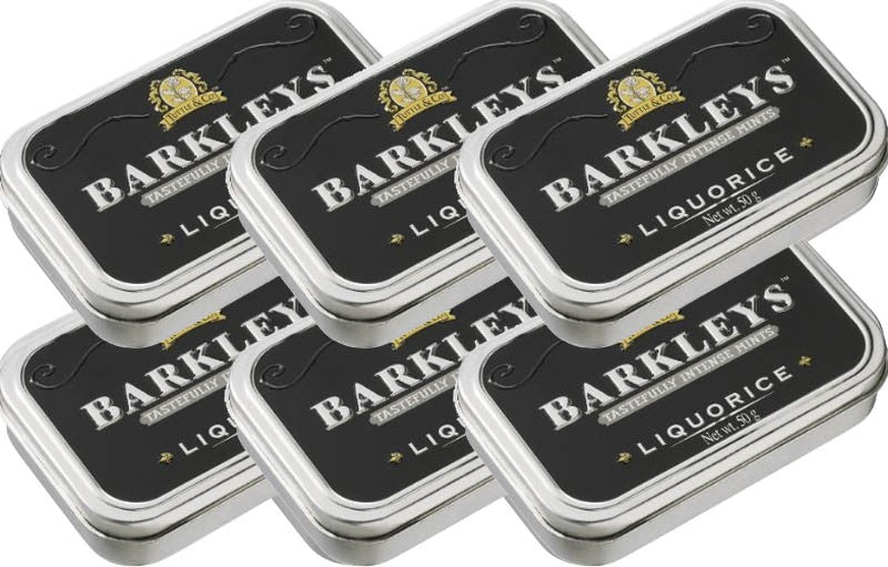 Barkleys liquorice 50g x 6kpl