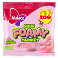 Malaco Zoo Sour Foamy Monkey vaahtomakeinen 115g