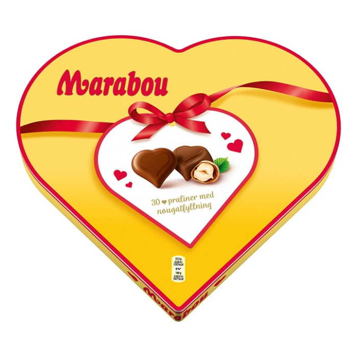 Marabou Hearts Sydän Suklaakonvehtirasia 165g