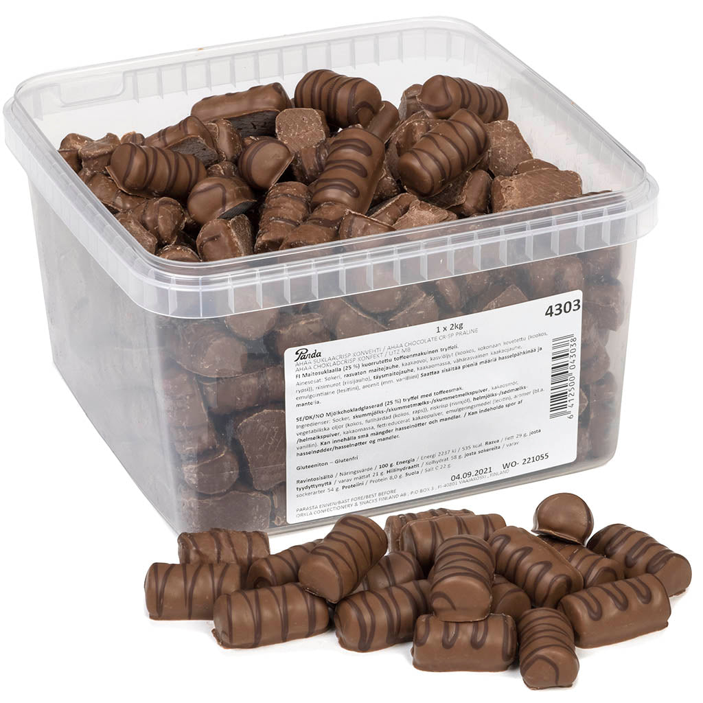 Panda Ahaa Suklaacrisp suklaapalat 2kg