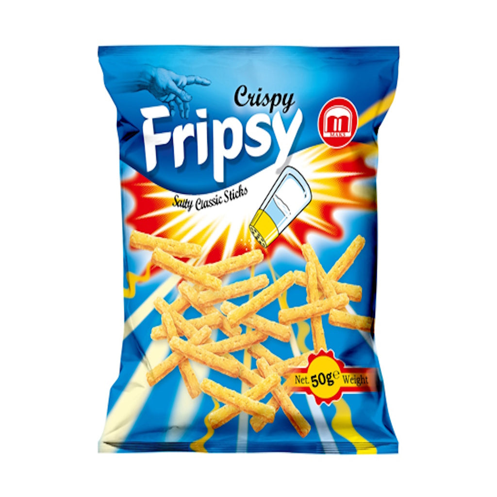 Fripsy Crispy Salty Classic Sticks 50g