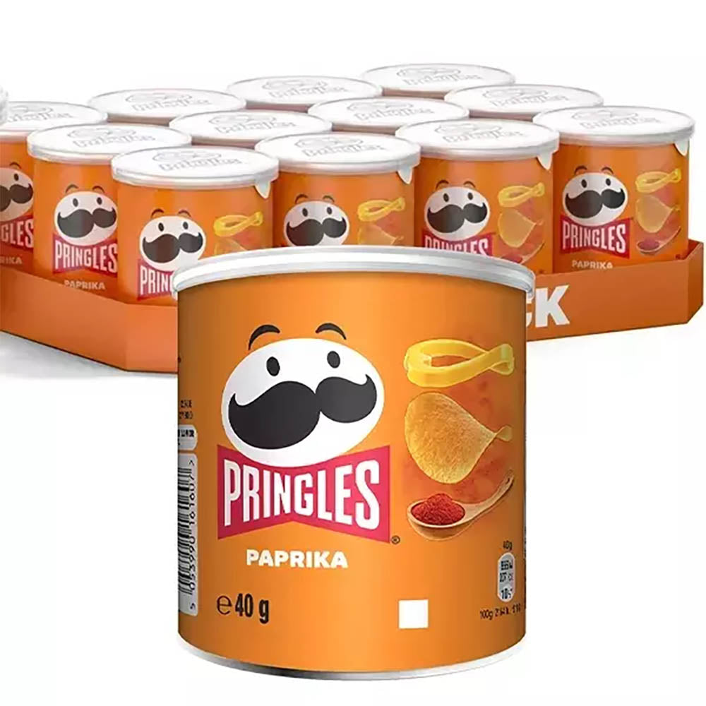 Pringles Paprika perunalastu 40g x 12kpl
