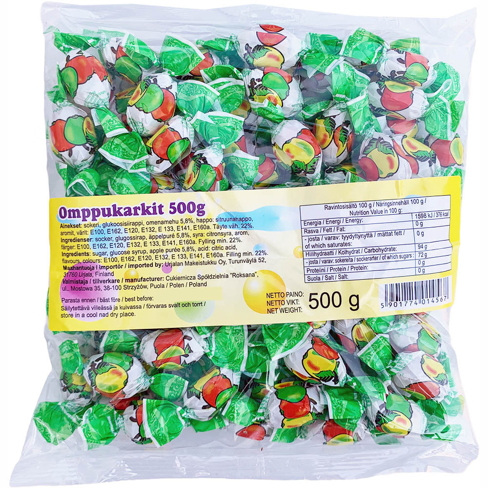 Omppukarkit 500g