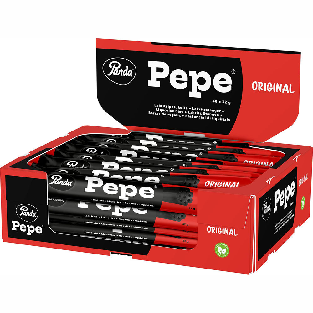 Panda Pepe Original lakritsipatukka 32g x 40kpl