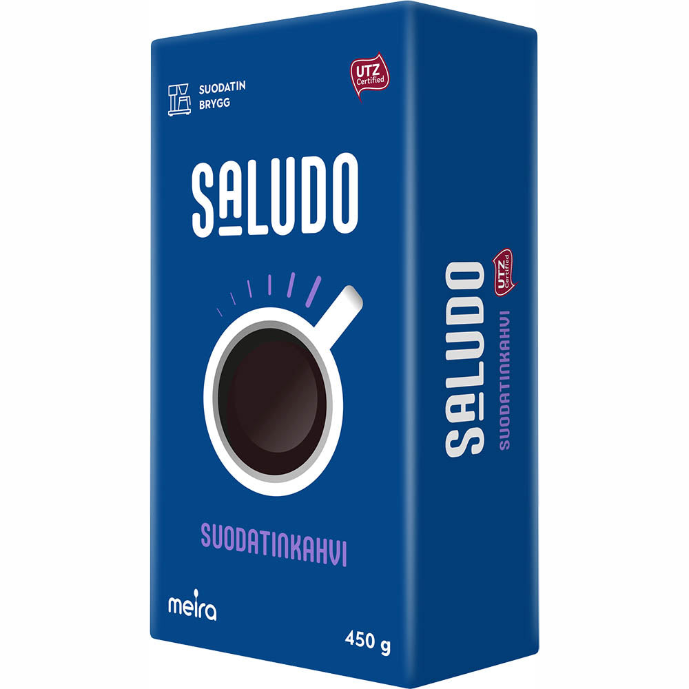 Saludo suodatinjauhatus kahvi 450g