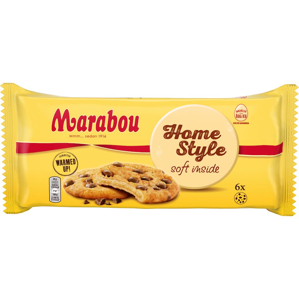 Marabou Homestyle Cookies Soft Inside 156g