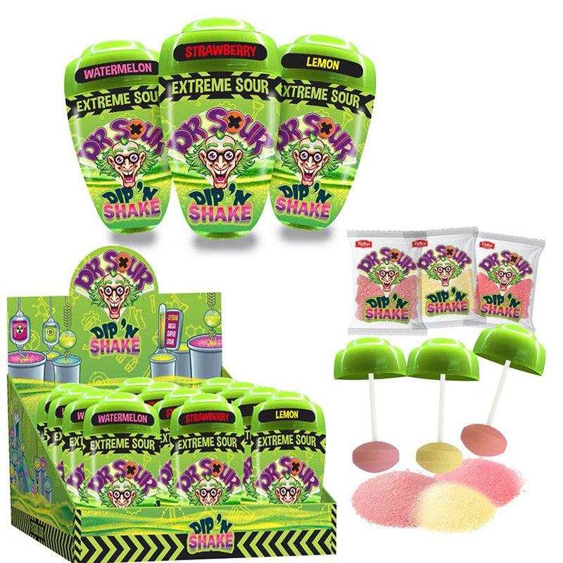 Dr. Sour Dip´n  Shake dippitikkarit (12x21g)