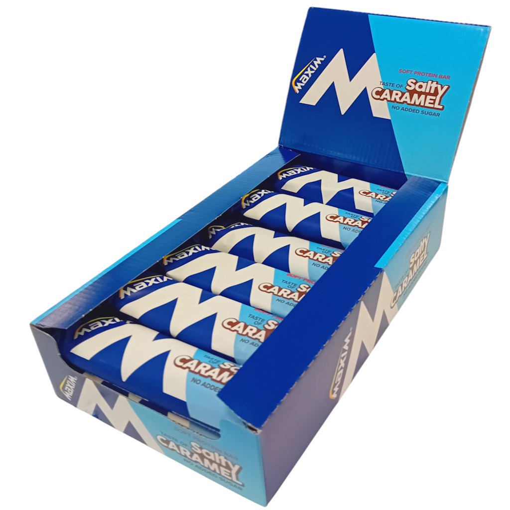 Maxim Protein Bar Salty Caramel proteiinipatukka 55g x 18kpl