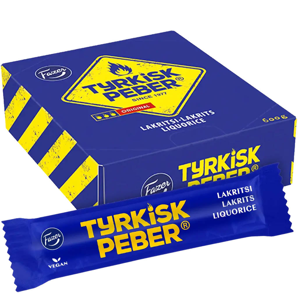Fazer Tyrkisk Peber lakritsi 20g x 30kpl