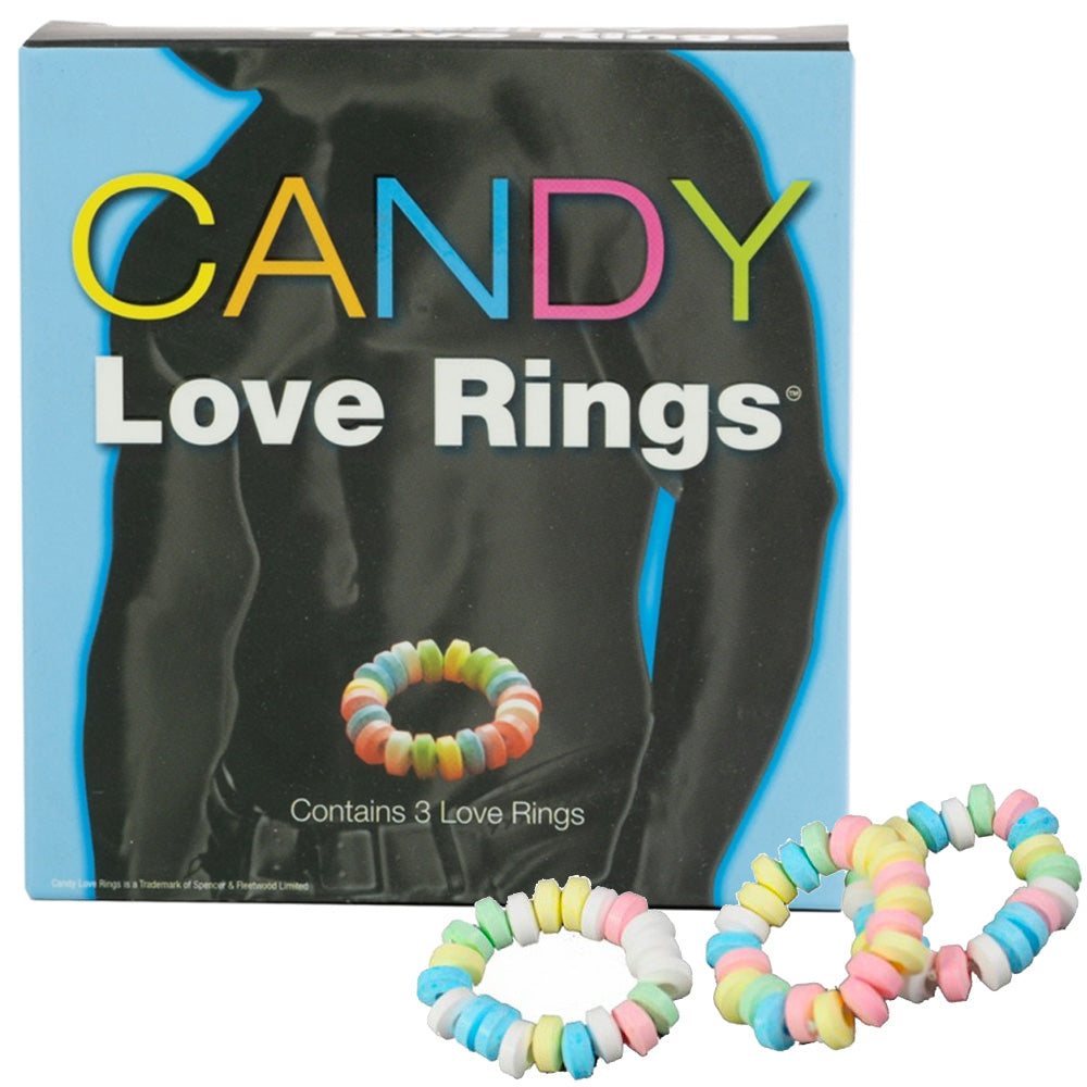 Candy Love Rings Karkkipenisrengas 3kpl