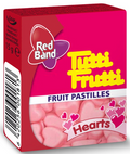 Red Band Tutti Frutti Hearts Sydämet 15g x 48kpl
