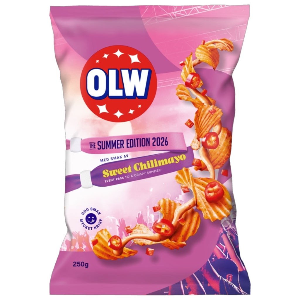 OLW Sweet Chilimayo perunalastu 250g Summer Edition