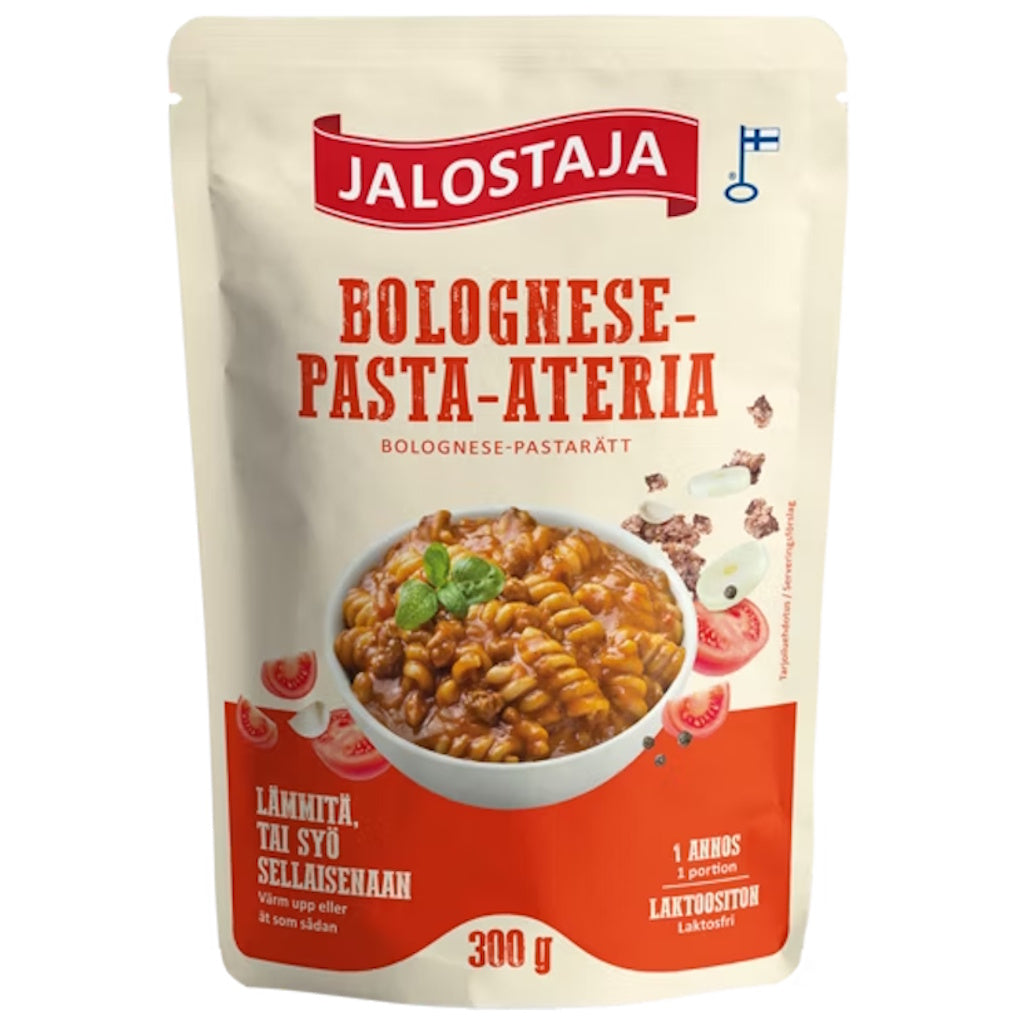 Jalostaja Bolognese-pasta-ateria 300g
