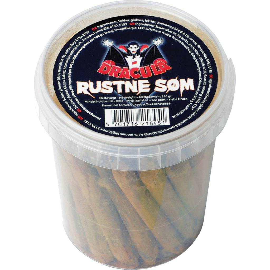 Dracula Ruosteiset Naulat salmiakki 350g
