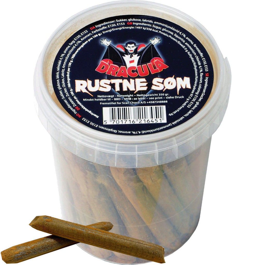 Dracula Ruosteiset Naulat salmiakki 350g