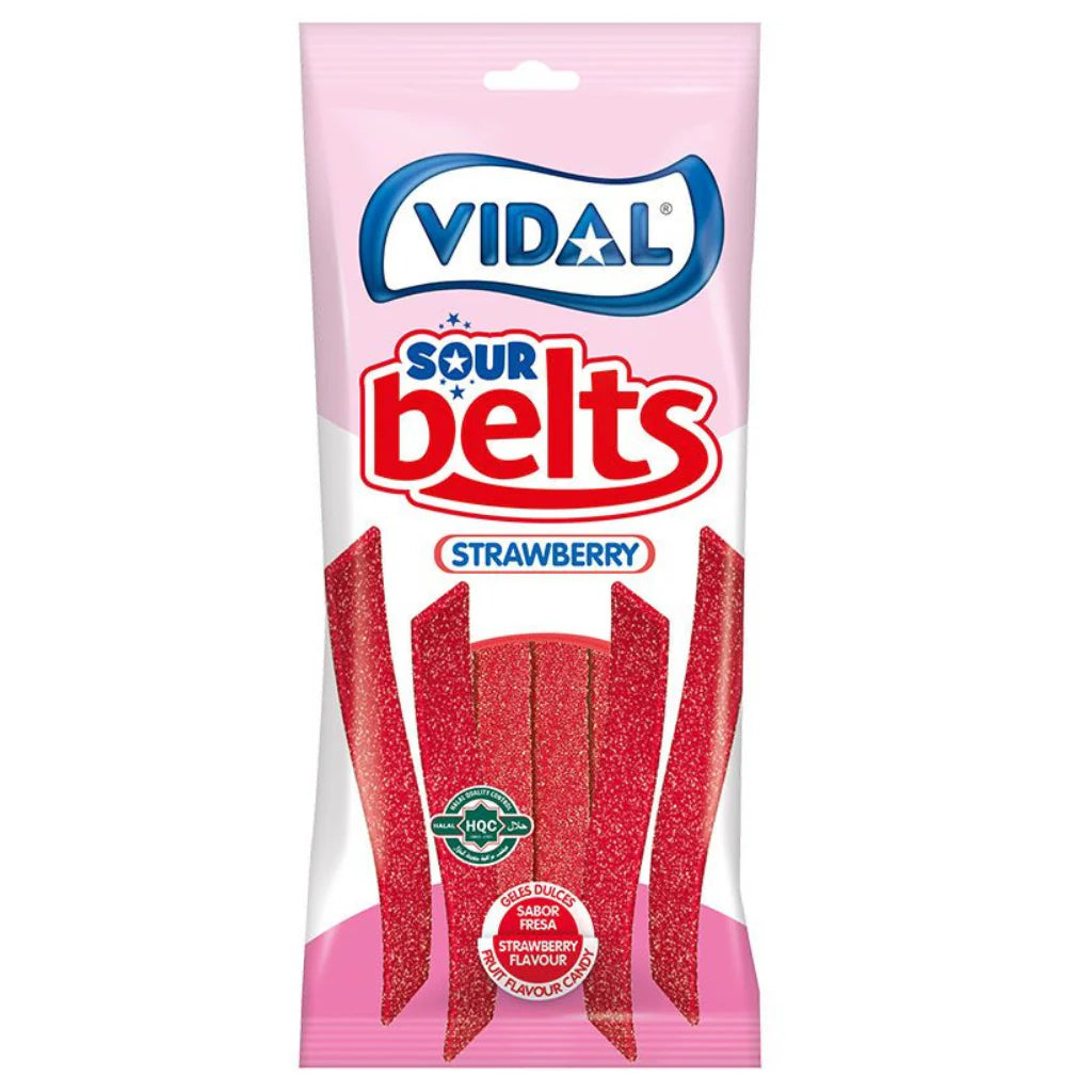 Vidal Mansikkaremmi 90g