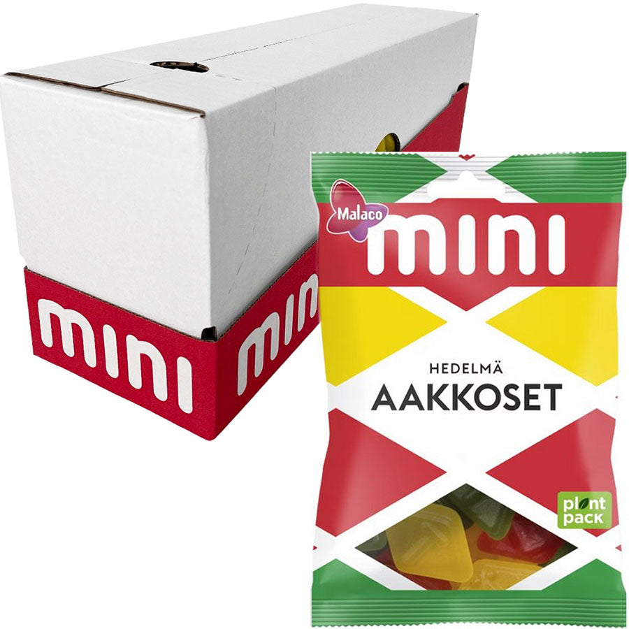 Malaco Mini Aakkoset Hedelmä 120g x 18kpl