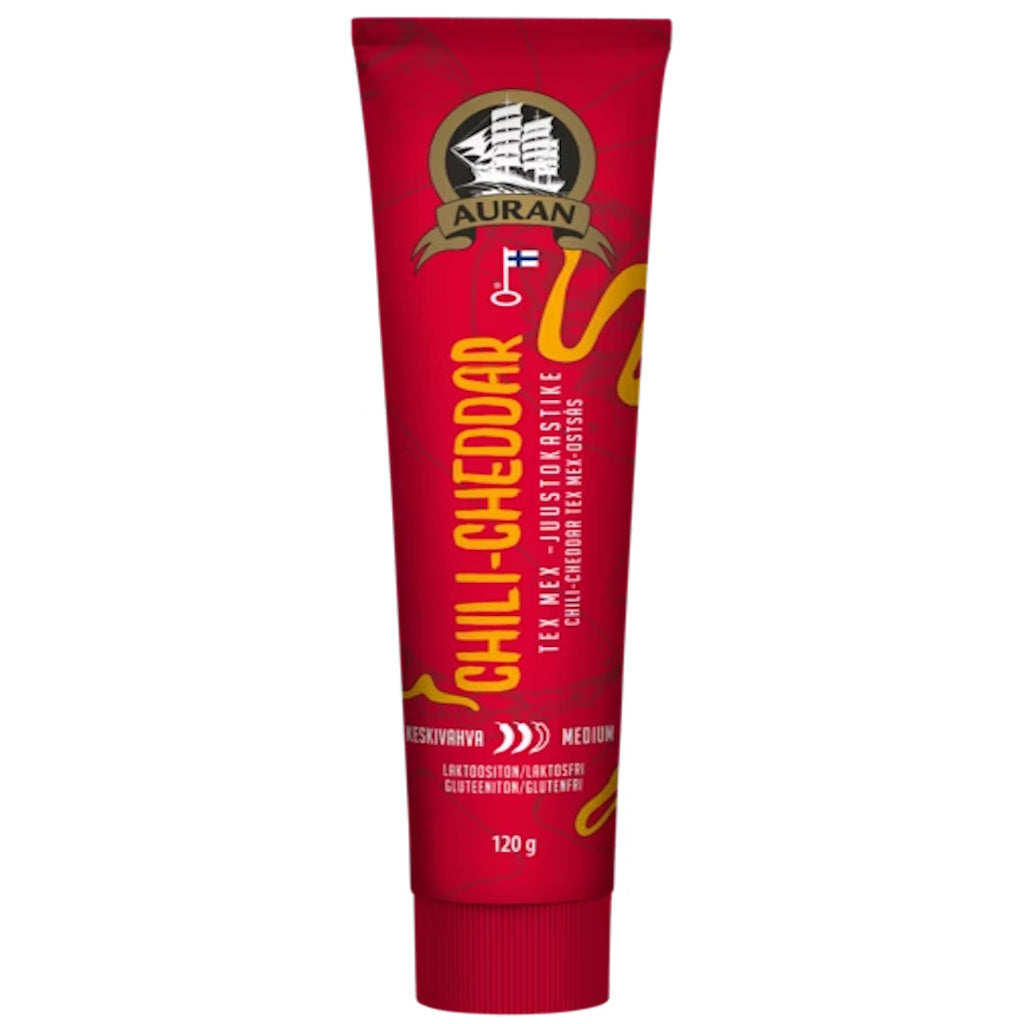 Auran Chili-Cheddar juustokastike 120g