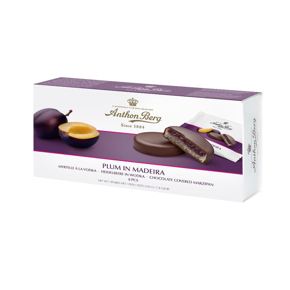 Anthon Berg Marsipaanikonvehti Luumut madeirassa 220g