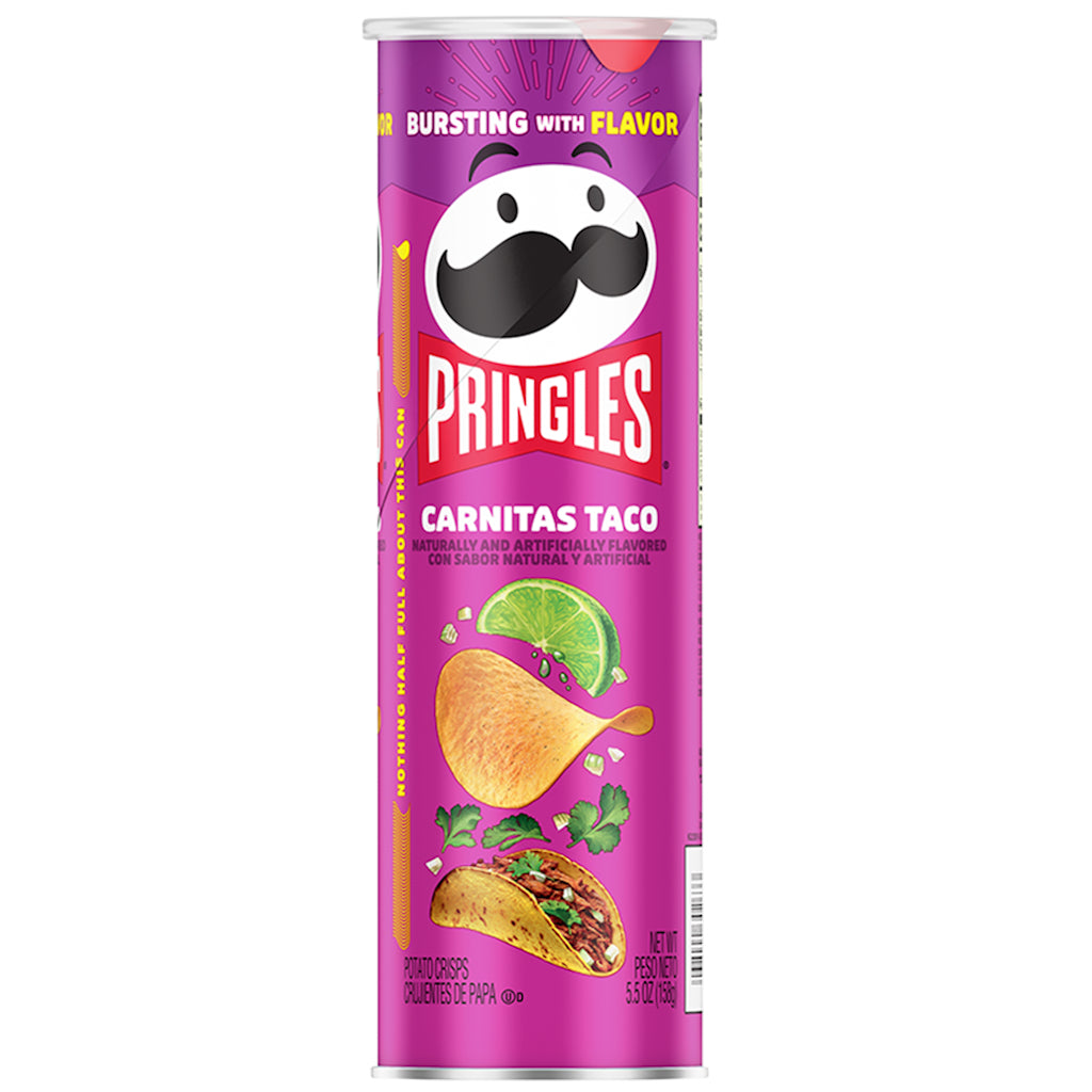 Pringles Carnitas Taco Flavor perunalastu 158g
