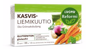 Reformi Luomu kasvisliemikuutio 8kpl