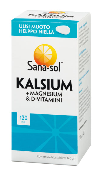 Sana-sol Kalsium + Magnesium + D 120 tabl.