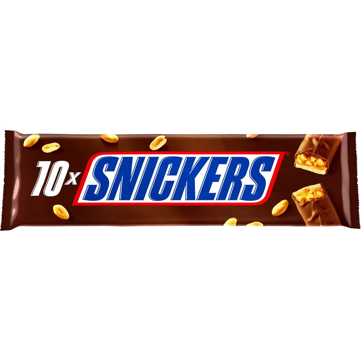 Snickers suklaapatukka 10-pack (10x50g)