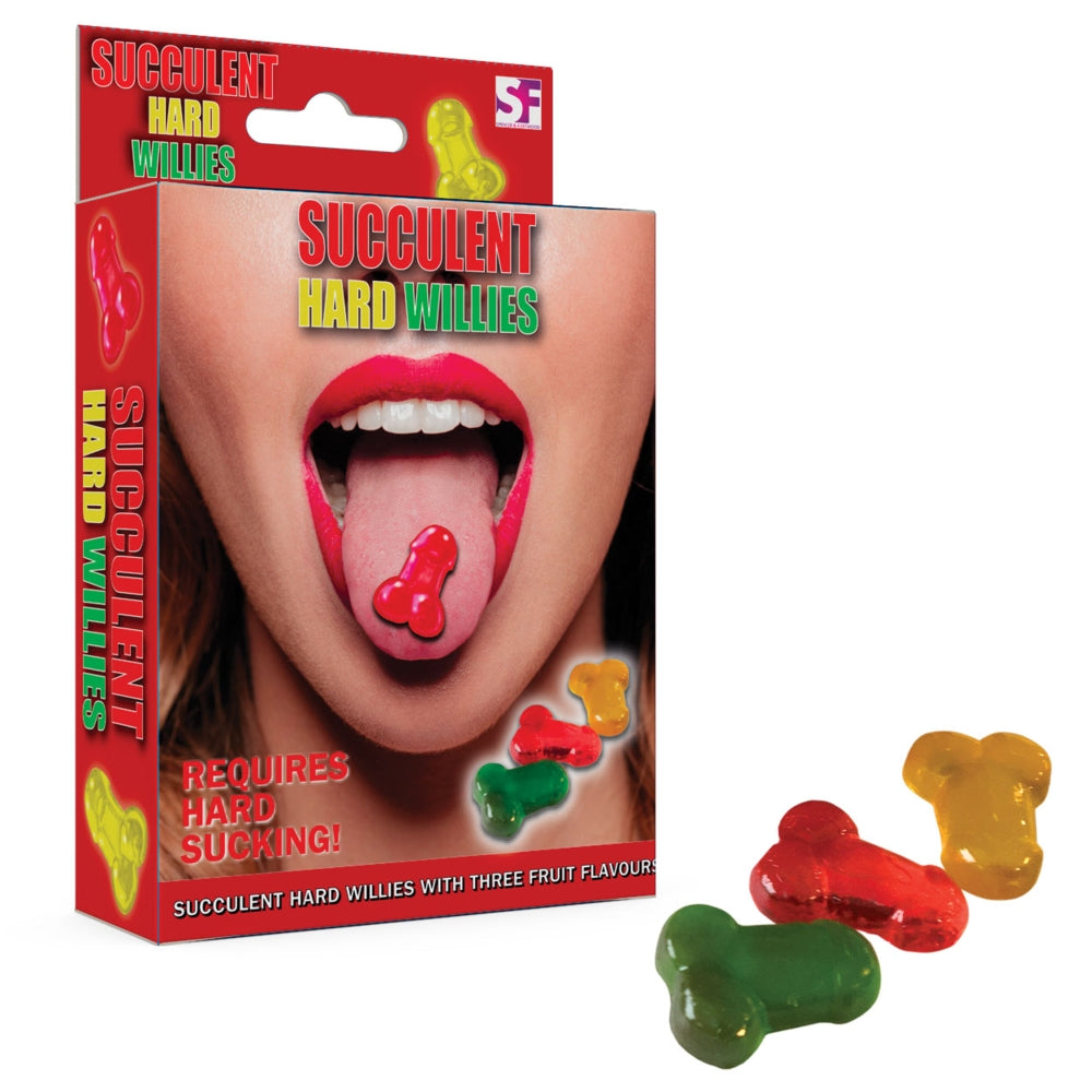 Succulent Hard Willies kovan onnen runokarkit 90g (II-laatu)