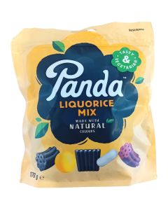Panda Liquorice mix natural colours godispåse 170g