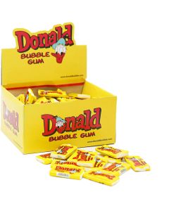 Donald Bubble Gum tuggummi Gul ca 100st