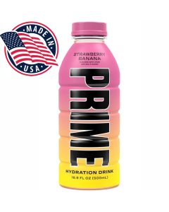 Prime Strawberry Banana Hydration Drink 500ml (USA version)