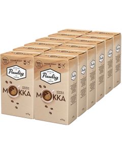 Paulig Mokka Sammetslen bryggmalet kaffe 475g x 12-pack