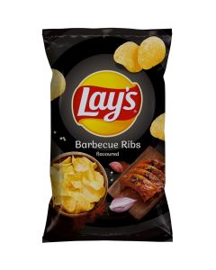 Lays Barbecue Ribs potatischips 130g